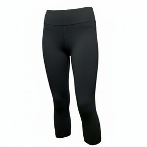 Calia by Carrie Underwood Women's Core Essential Capri Leggings Pure Black 2XS